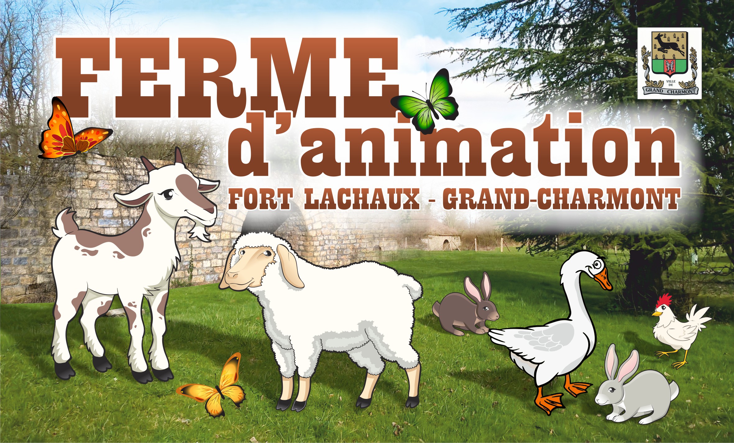 La ferme d'animation du fort Lachaux